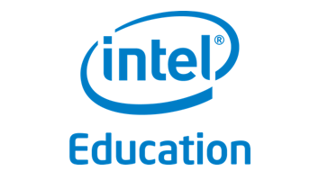 Logo de intel education - Cliente de Promo Baires