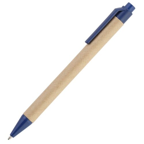 Bolígrafo ecológico Eco Pen negro de cartón reciclado — personalizable con logo — AZUL Bolígrafo ecológico Eco Pen negro de cartón reciclado — personalizable con logo — AZUL