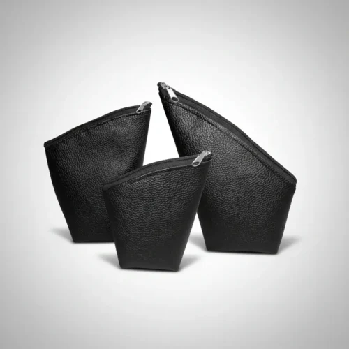 Set yerbero azucarero y porta mate de cuero ecologico impermeable — personalizable con logo — Promobaires Buenos Aires