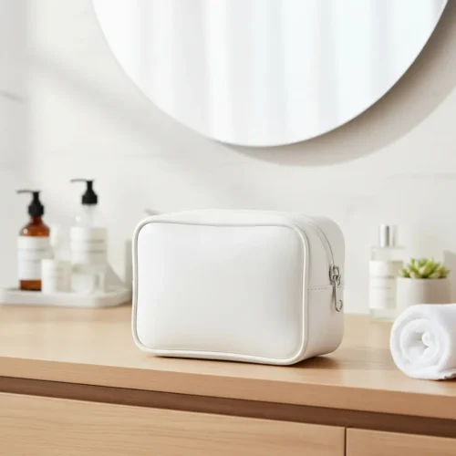 Neceser Portacosmeticos small (12) Neceser porta cosméticos de viaje small en PU charolado — personalizable con logo — Promobaires Buenos Aires