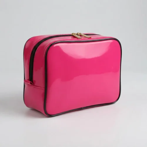 Neceser Portacosmeticos small (5) Neceser porta cosméticos de viaje small en PU charolado — personalizable con logo — Promobaires Buenos Aires