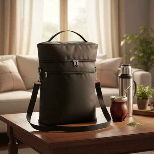 Bolso matero porta termo plus de cordura con aislante térmico 5mm apto Stanley 1.9 lts — Promobaires Buenos Aires